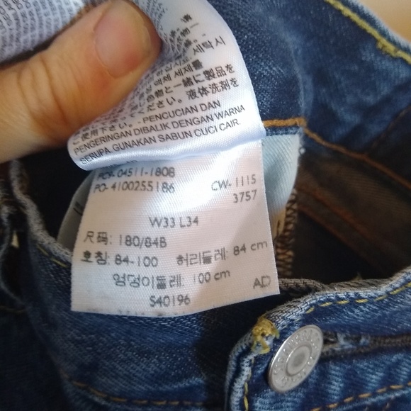 Levi 511 33x34 100% cotton - Picture 8 of 8